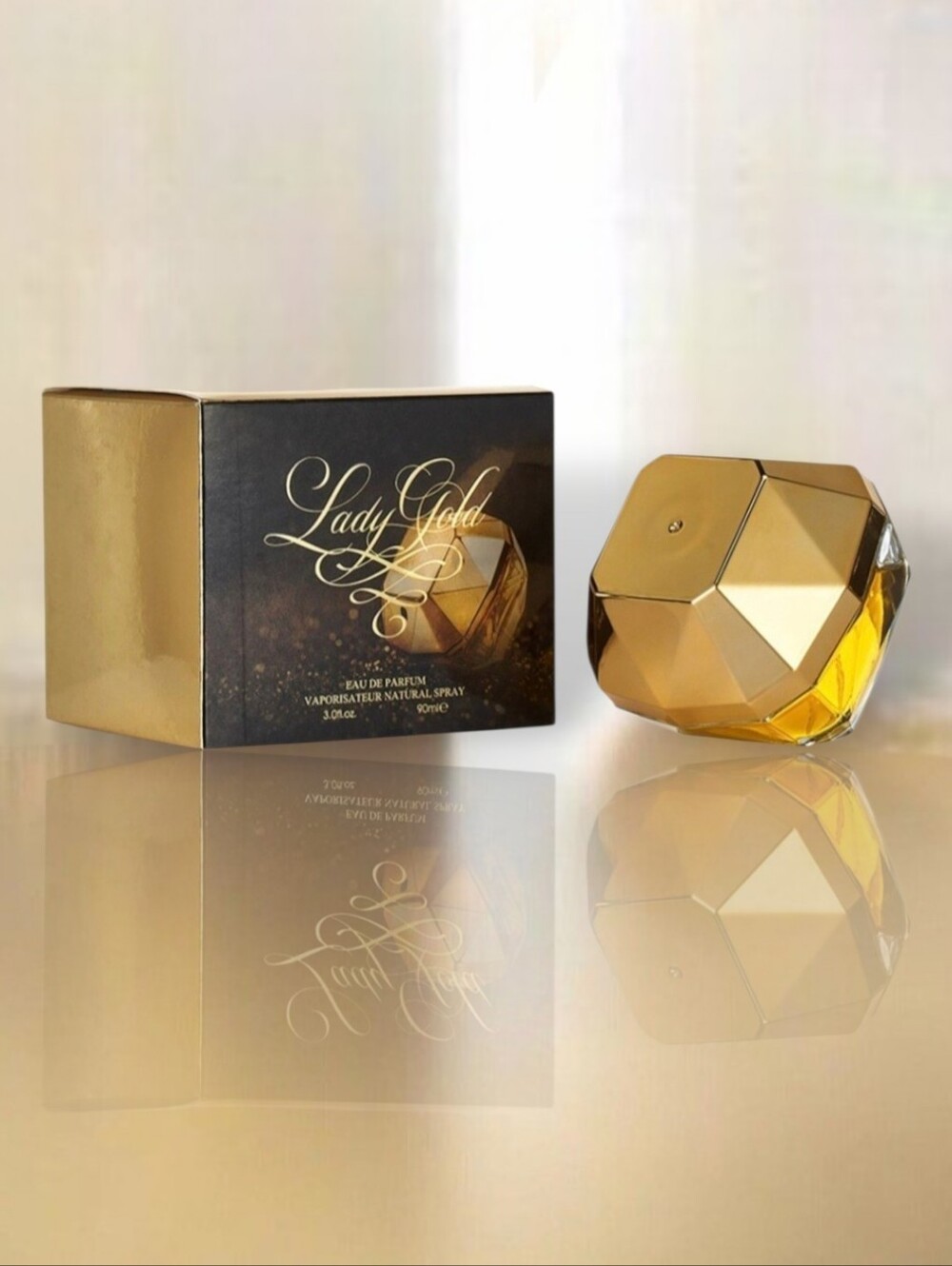 NWT 🖤💛 ZTG Fragances Women's Lady Gold Eau De Parfum 90 ml